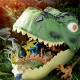 Игровой набор фигурок динозавров Dino World, 45 шт